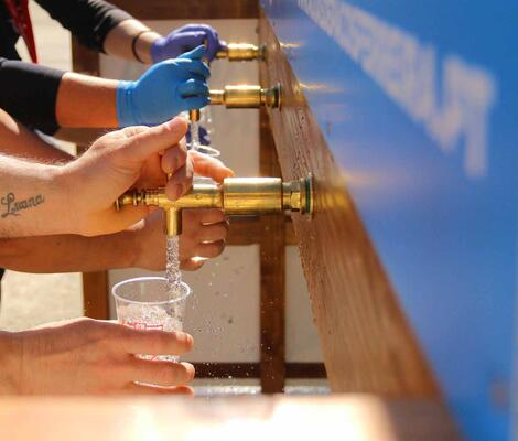 Caminhada Bombeiros e Agraria em Movimento