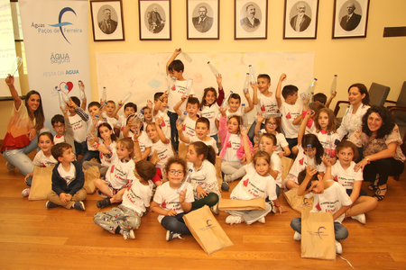 �GUAS DE PA�OS DE FERREIRA DESAFIOU OS MAIS NOVOS A PENSAR SOBRE A IMPORT�NCIA DA �GUA